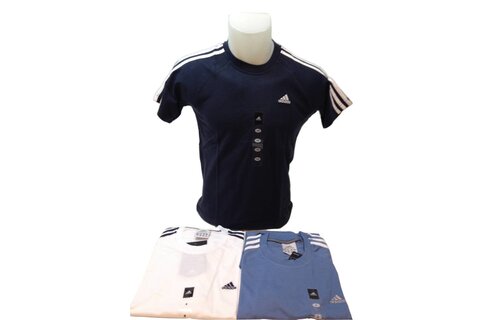 T-shirt 3 streep schouder