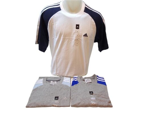 T-shirt 3 streep breed