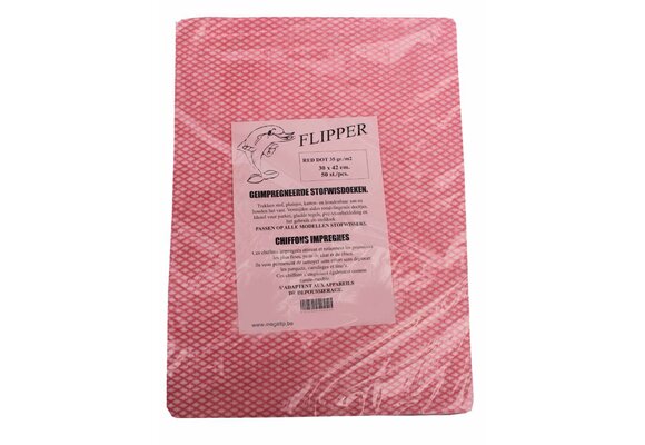 Stofwisdoekjes red dot 30x42 cm.