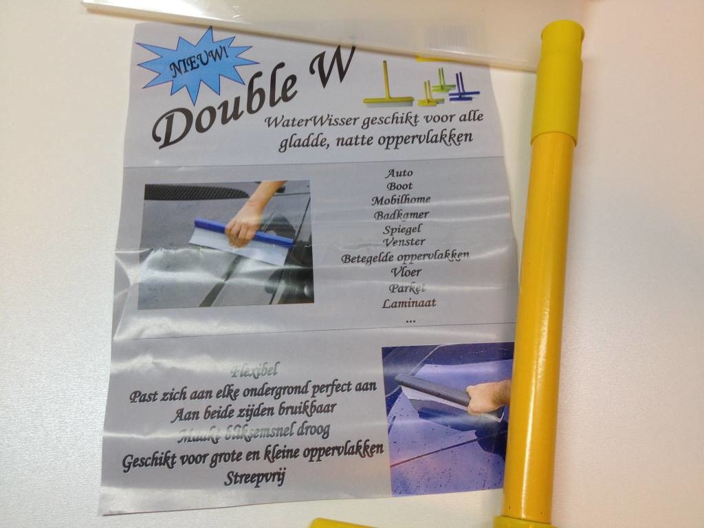 Waterwisser set Geel