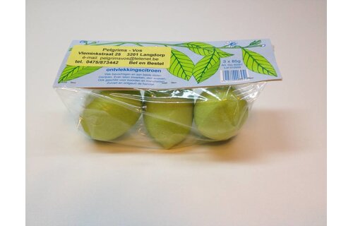 Citroentje ontvlekker per 3 st.