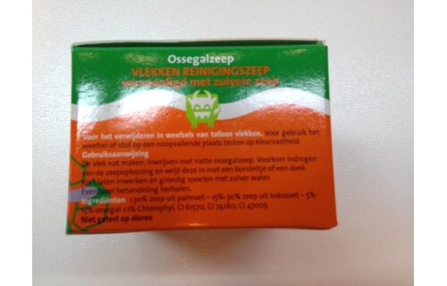 Ossegal vlekken reiningszeep