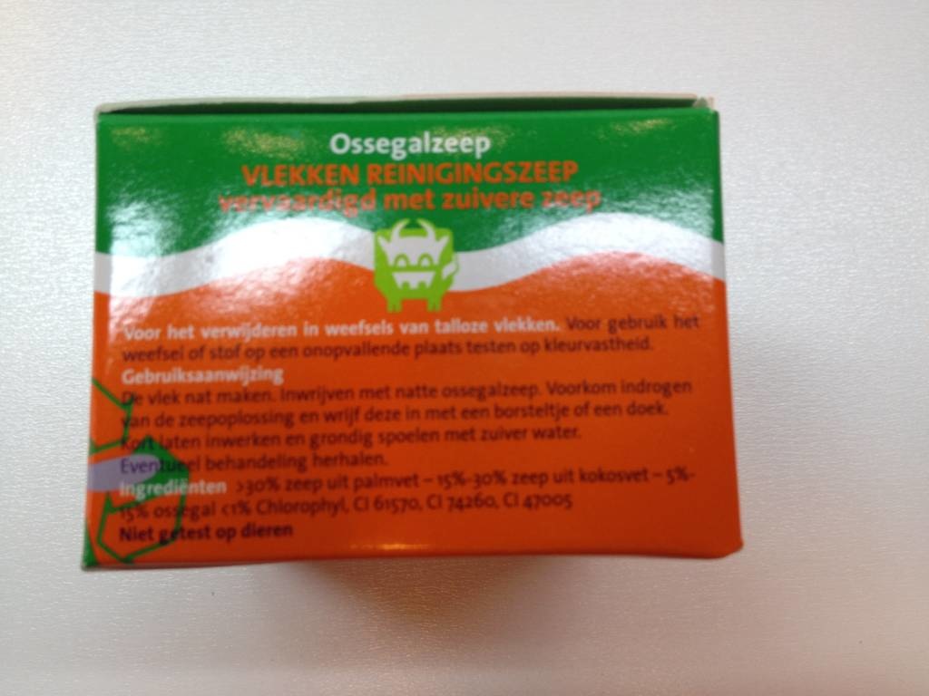 Ossegal vlekken reiningszeep