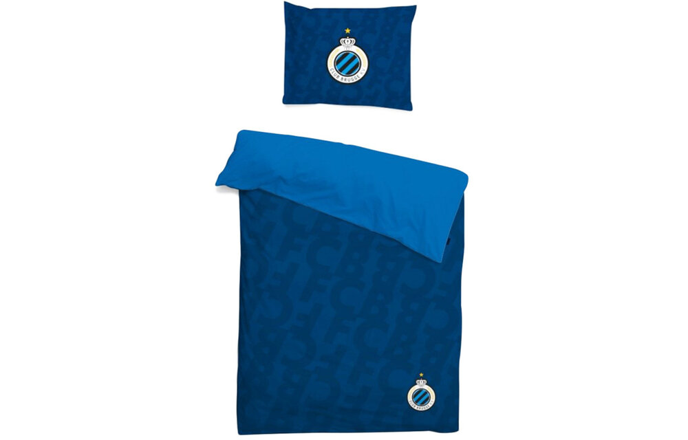 Dekbedovertrek met instopstrook Club Brugge 140 x 200 cm