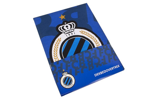 Dekbedovertrek met instopstrook Club Brugge 140 x 200 cm