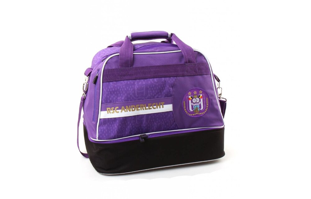 Voetbaltas Anderlecht klein 40x24x33 cm.