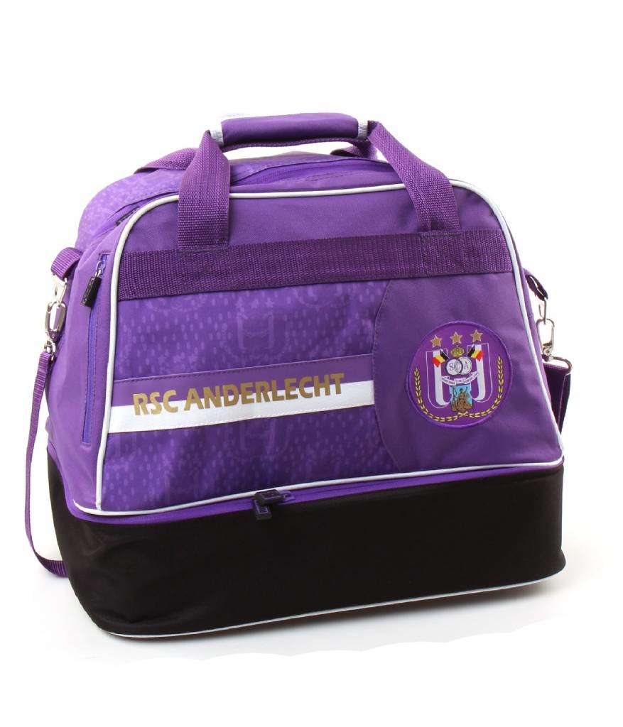 Voetbaltas Anderlecht klein 40x24x33 cm.