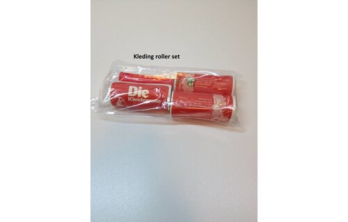 Kleding- roller set (Kleefroller)