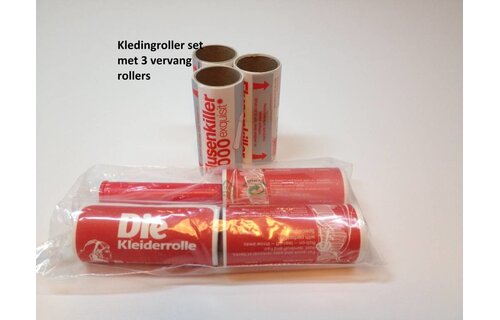 Kleding- roller set (Kleefroller)
