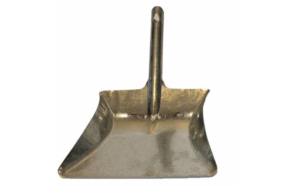 Vuilblik Metaal Verzinkt met steelhouder