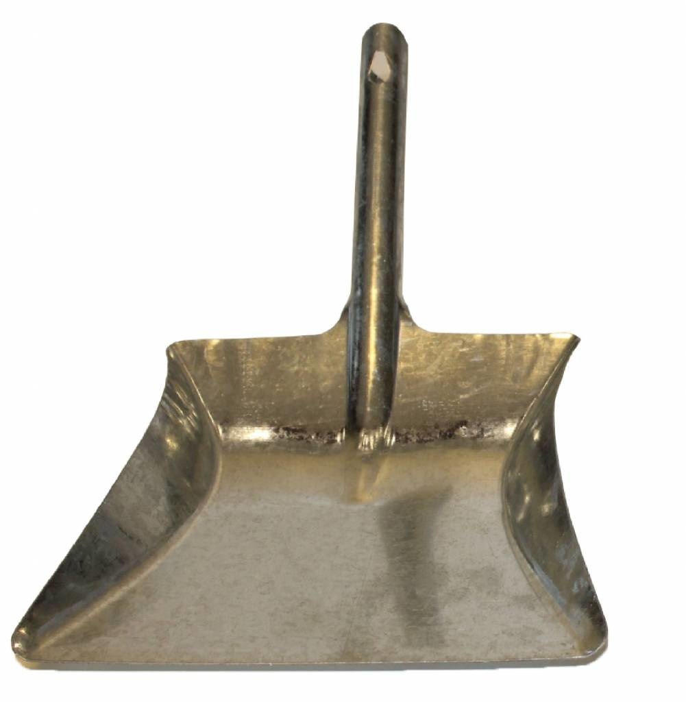 Vuilblik Metaal Verzinkt met steelhouder