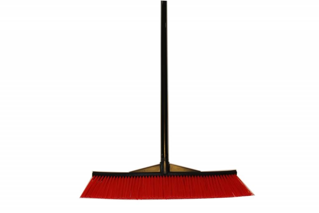 Klinker borstel met gelakte steel