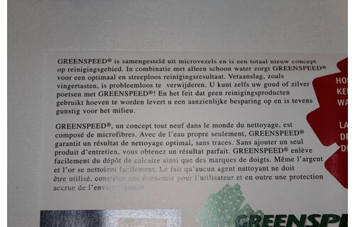 Microvezeldoeken Original Groen 40 x 40 cm.