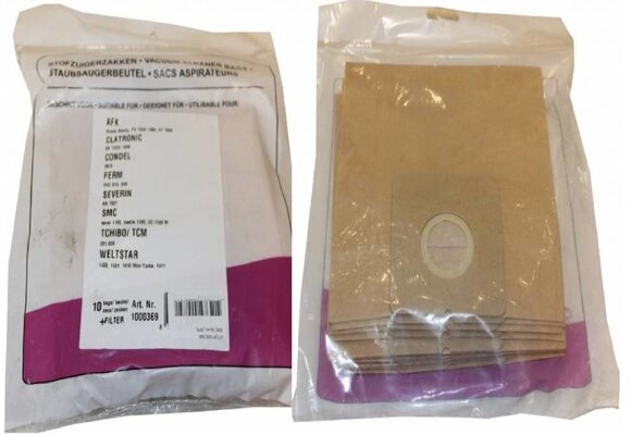 SMC Kever/ AFK/ Condel Stofzuigerzakken