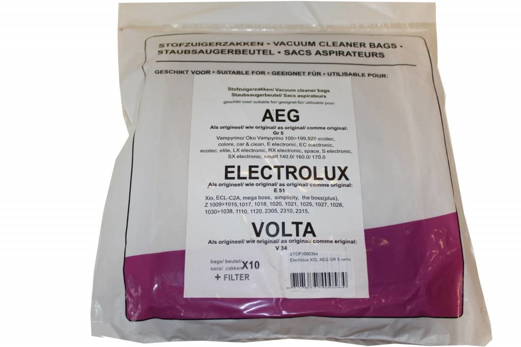 AEG Gr. 5 / ELECTROLUX E51 / Xio Stofzuigerzakken