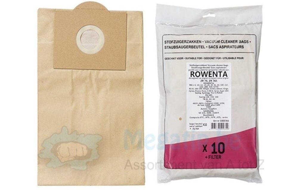 ROWENTA ZR 76- ZR 765 Stofzuigerzakken