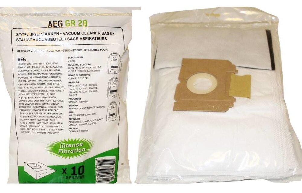 AEG Gr 28 / 5000 serie intense filtratie Stofzuigerzakken