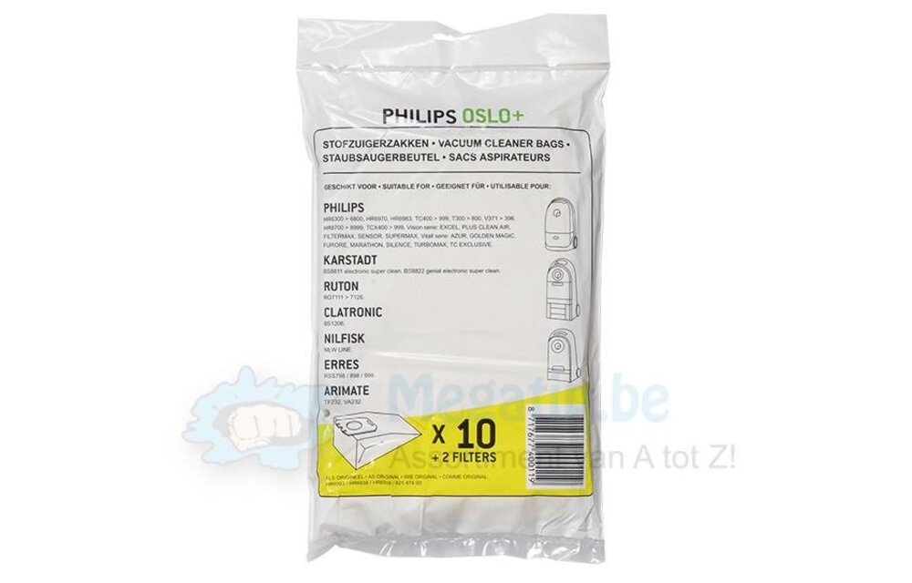PHILIPS Oslo+ HR6983 serie Papieren Stofzuigerzakken