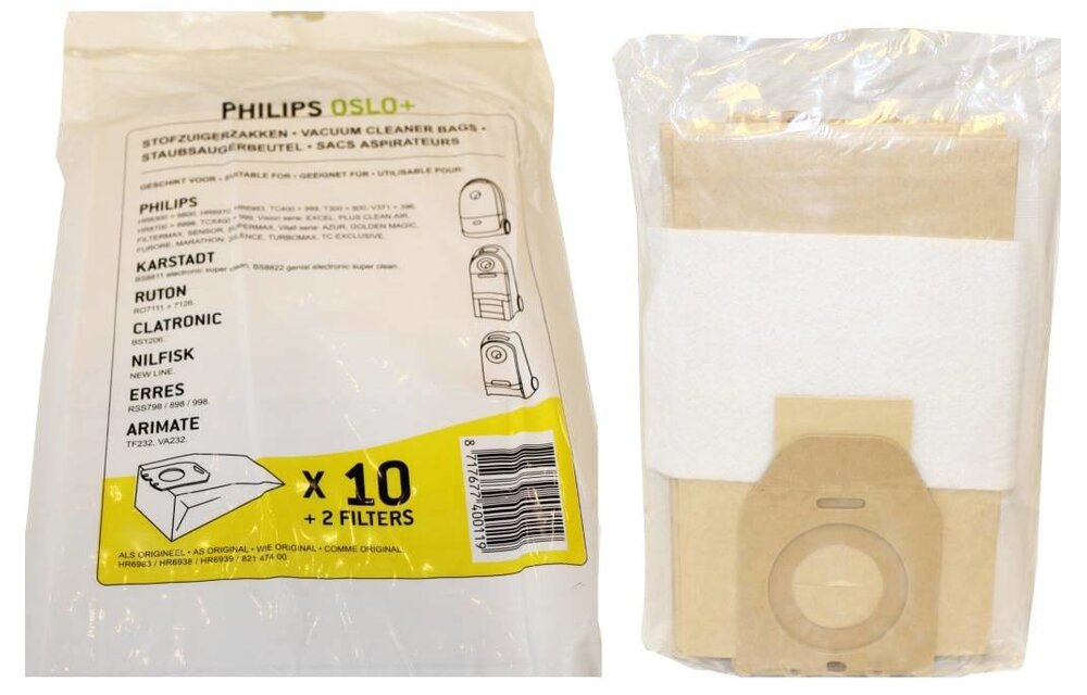 PHILIPS Oslo+ HR6983 serie Papieren Stofzuigerzakken
