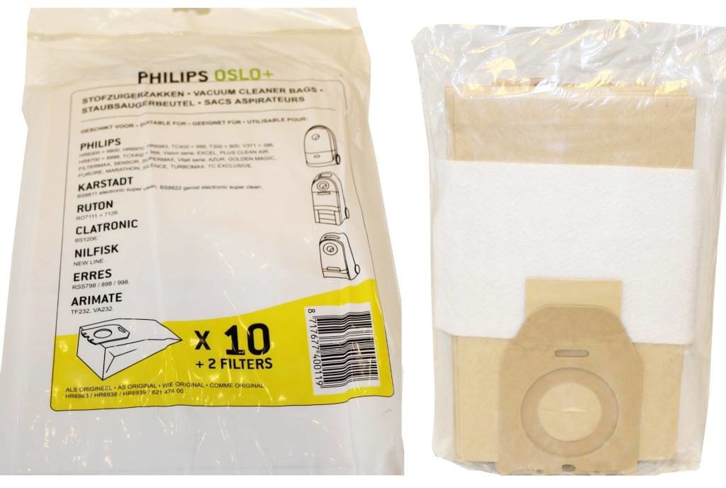 PHILIPS Oslo+ HR6983 serie Papieren Stofzuigerzakken