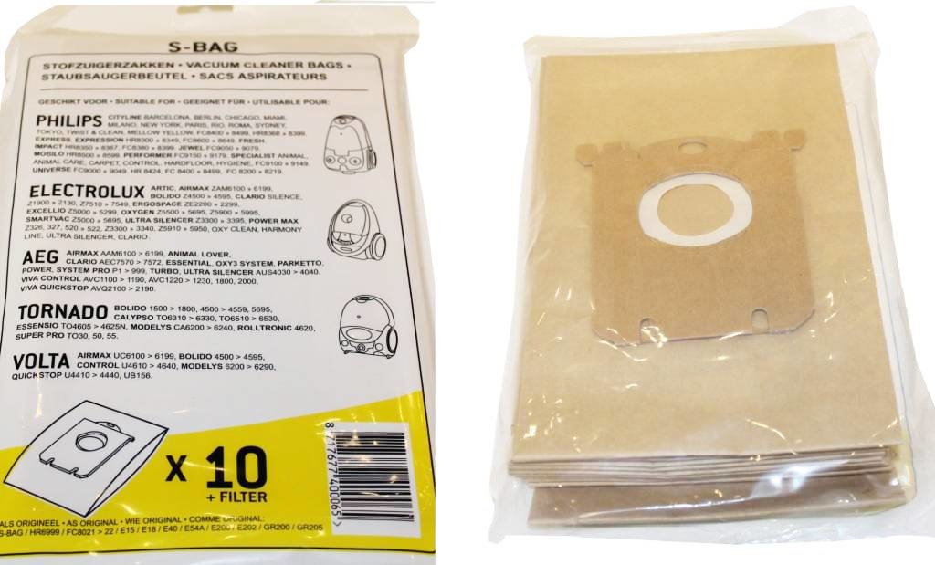 PHILIPS / Electrolux / AEG S-bag HR6999 stofzuigerzakken
