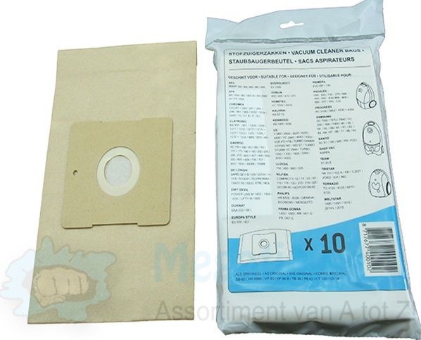 UNI-BAG: Philips / A E G / DAEWOO / SAMSUNG / Nilfisk / Tristar / Primera / Kalorik Papieren Stofzuigerzakken
