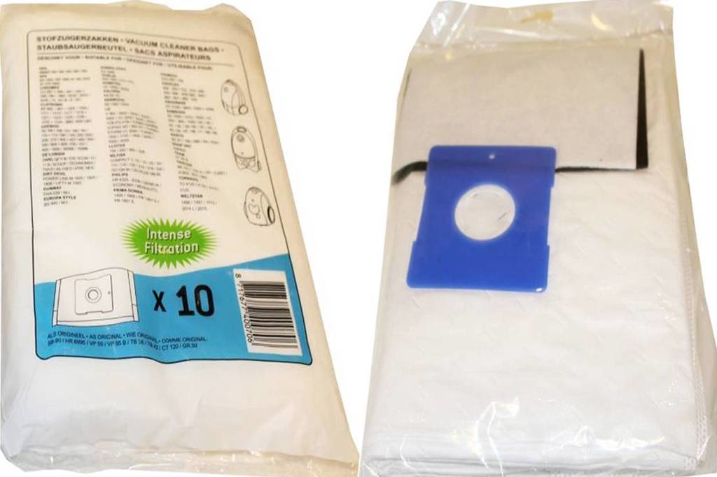 UNI-BAG: Philips / A E G / DAEWOO / SAMSUNG / Nilfisk / Tristar / Primera / Kalorik intense filtration Stofzuigerzakken