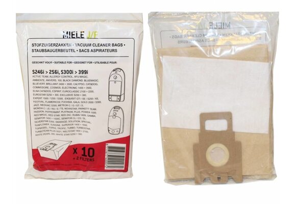 MIELE F/ J - S242>262/ 291>299/ 300>399 serie Stofzuigerzakken