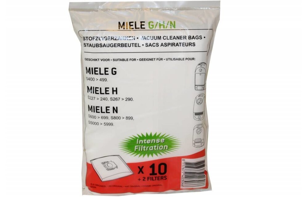 MIELE G/H/N Stofzuigerzakken intense filtration