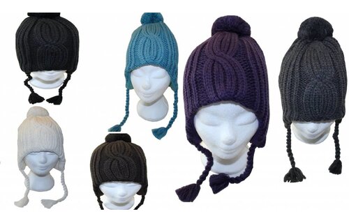 Muts dik gebreid Meisjes in verschillende kleuren