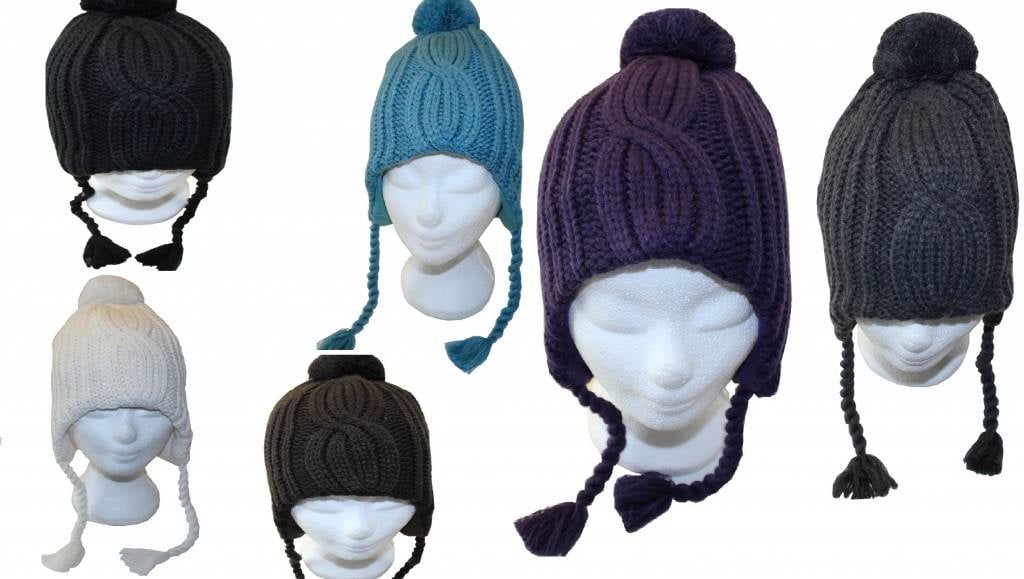 Muts dik gebreid Meisjes in verschillende kleuren