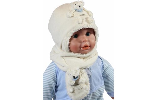Baby Muts en Sjaal Fleece / Teddy