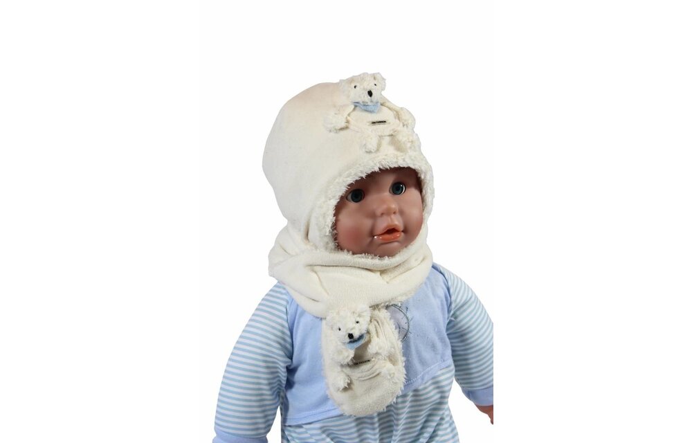 Baby Muts en Sjaal Fleece / Teddy