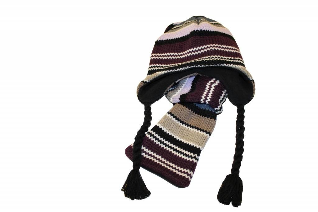 Muts & Sjaal gestreept Meisjes