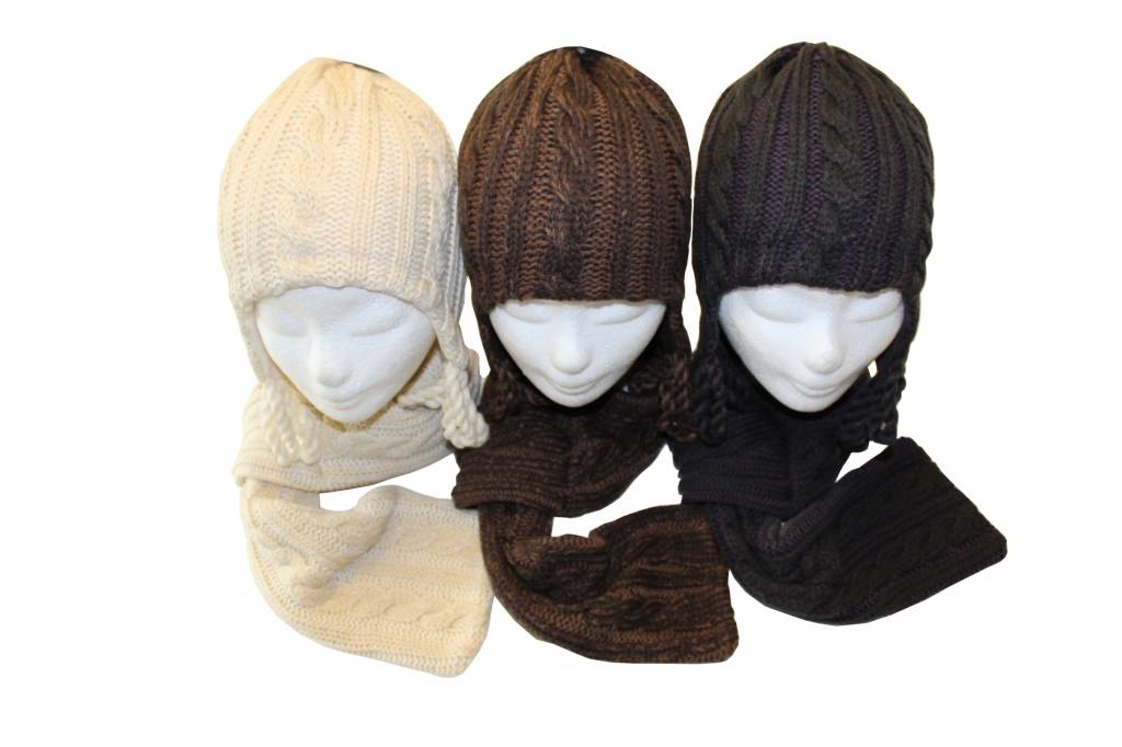 Muts & Sjaal gebreid Meisjes