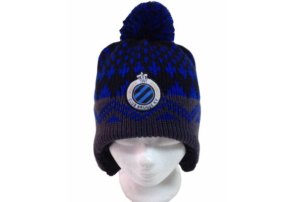 Muts Club Brugge pompon en oorflappen