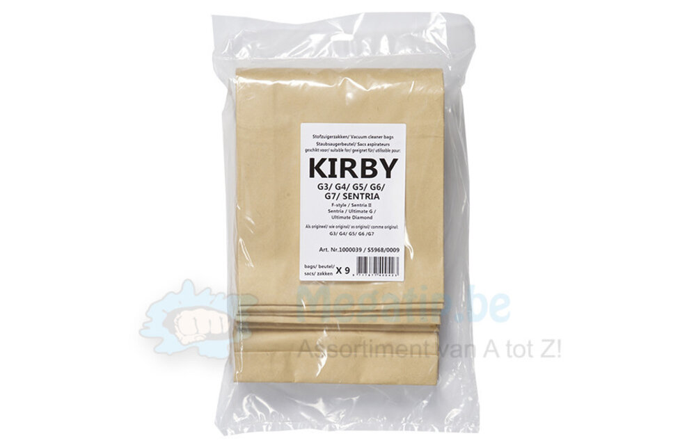 KIRBY Generation 3/ 4/ 5/ 6/ G7/ G10/ Stofzuigerzakken