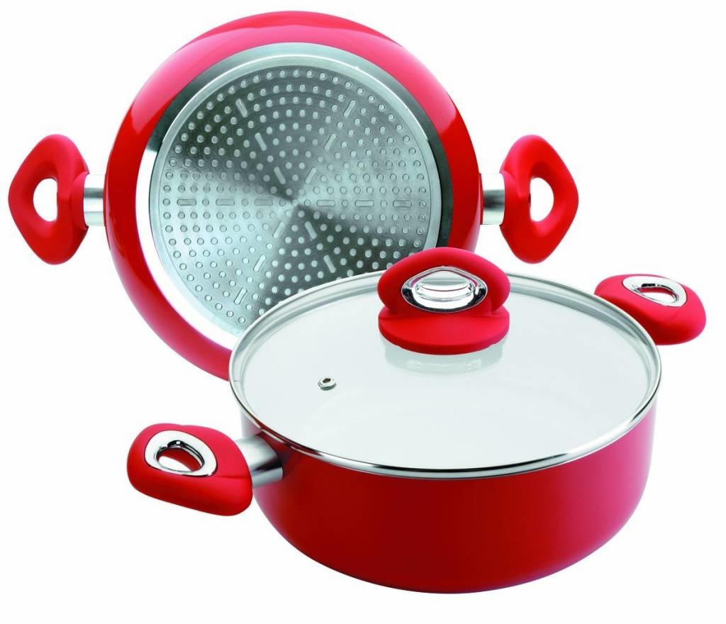 Ceramique Kookpot met deksel Vital verschillende maten