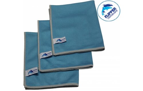 Microvezel Glas & Vensterdoek Silky set van 3 stuks