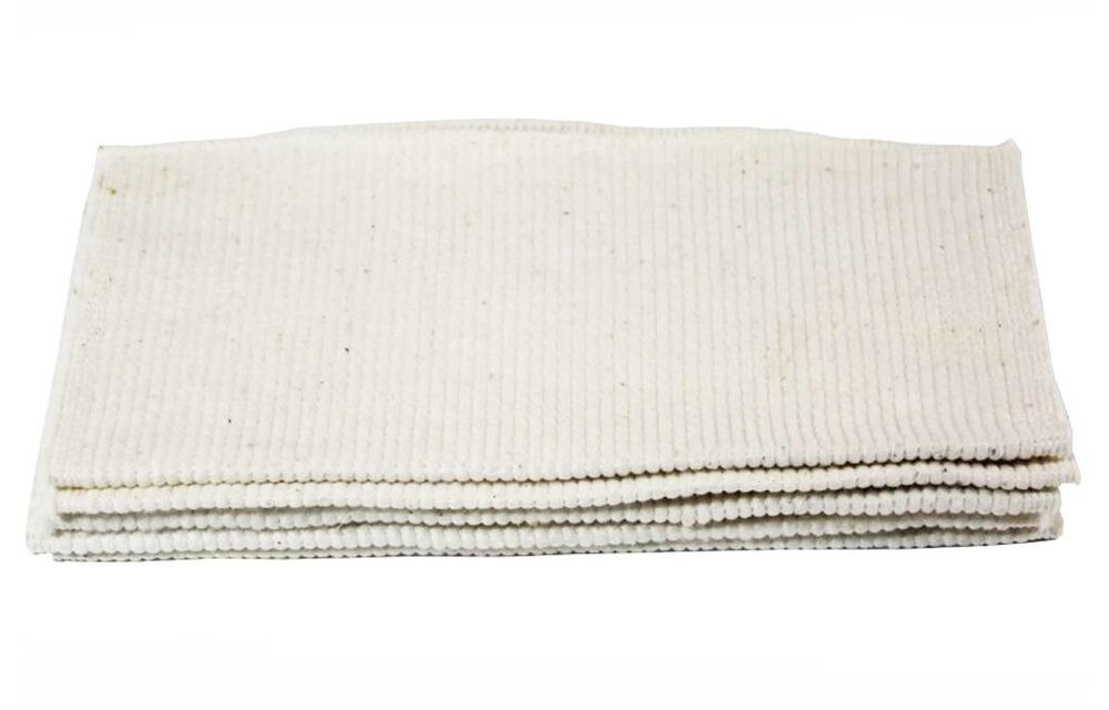 Katoenen Vaatdoek Ecru 35 x 35 cm. set van 5 stuks