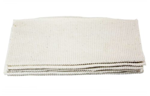 Katoenen Vaatdoek Ecru 35 x 35 cm. set van 5 stuks