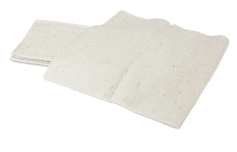 Katoenen Vaatdoek Ecru 35 x 35 cm. set van 5 stuks