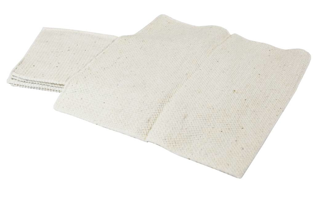 Katoenen Vaatdoek Ecru 35 x 35 cm. set van 5 stuks