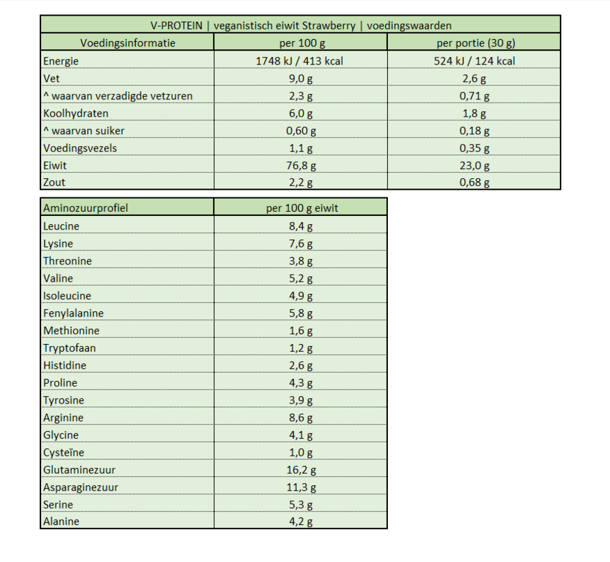 V-Protein Vegan Protein Strawberry (1000 gram)