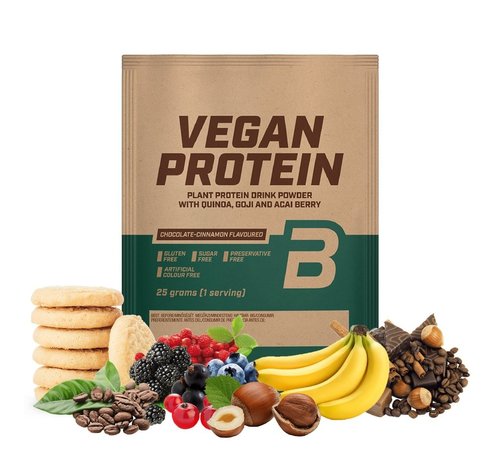 BioTechUSA Vegan Protein eiwit, 500 gram, Vanilla Cookie