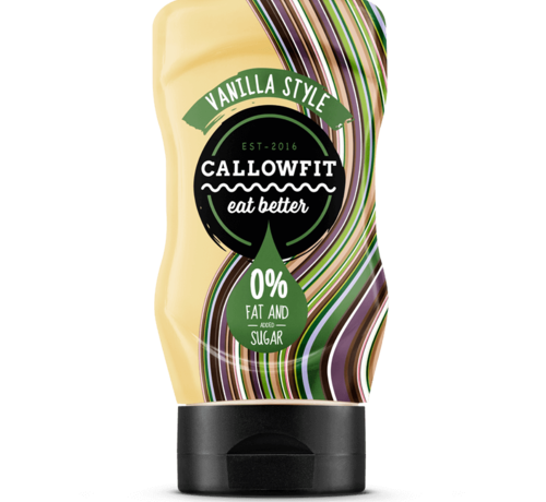 Callowfit vanille saus zonder toevoeging van vet en suiker.