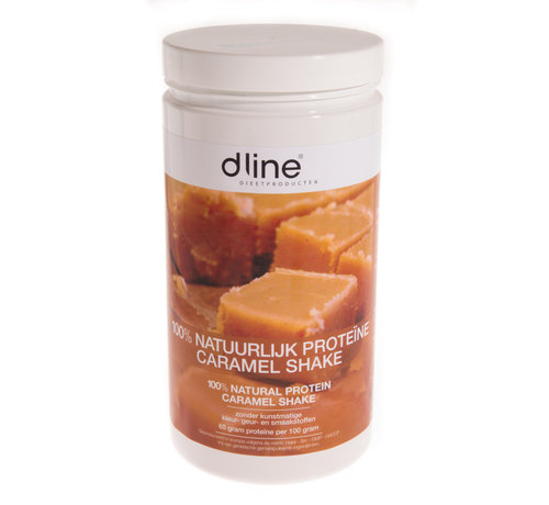Dline Caramel biologische proteïnedieet shake 510 gram T.H.T. 12.23