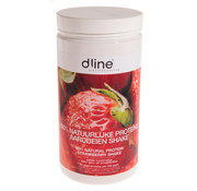 Dline Aardbeien biologische proteïnedieet shake 510 gram