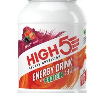 HIGH5 Energy Drink Berry 4:1 (met proteïne), 1600 gram