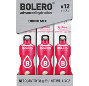 Bolero  Sticks (Sachets), smaak Lychee (12x3 gram)